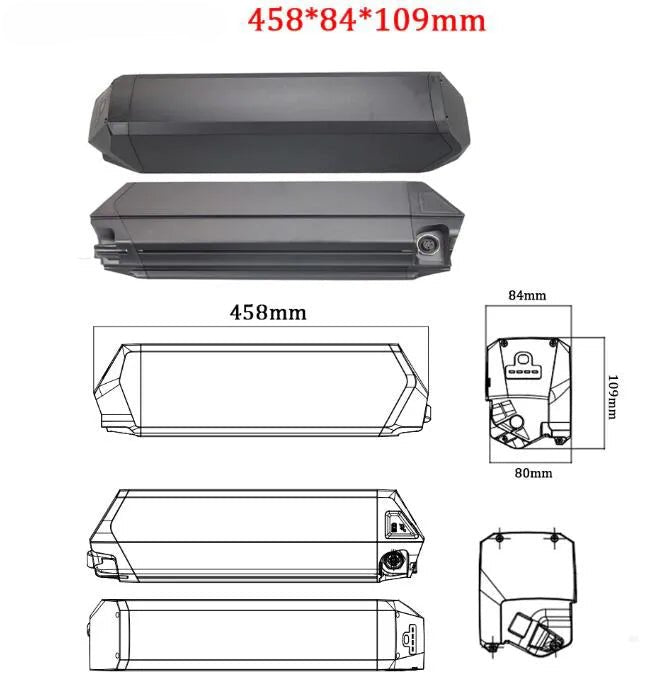 48V 20Ah Dorado Ebike Battery Samsung cells Electrified