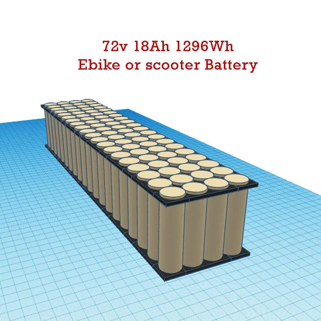 72v 18Ah Tailor - Made Lithium Battery Electrified