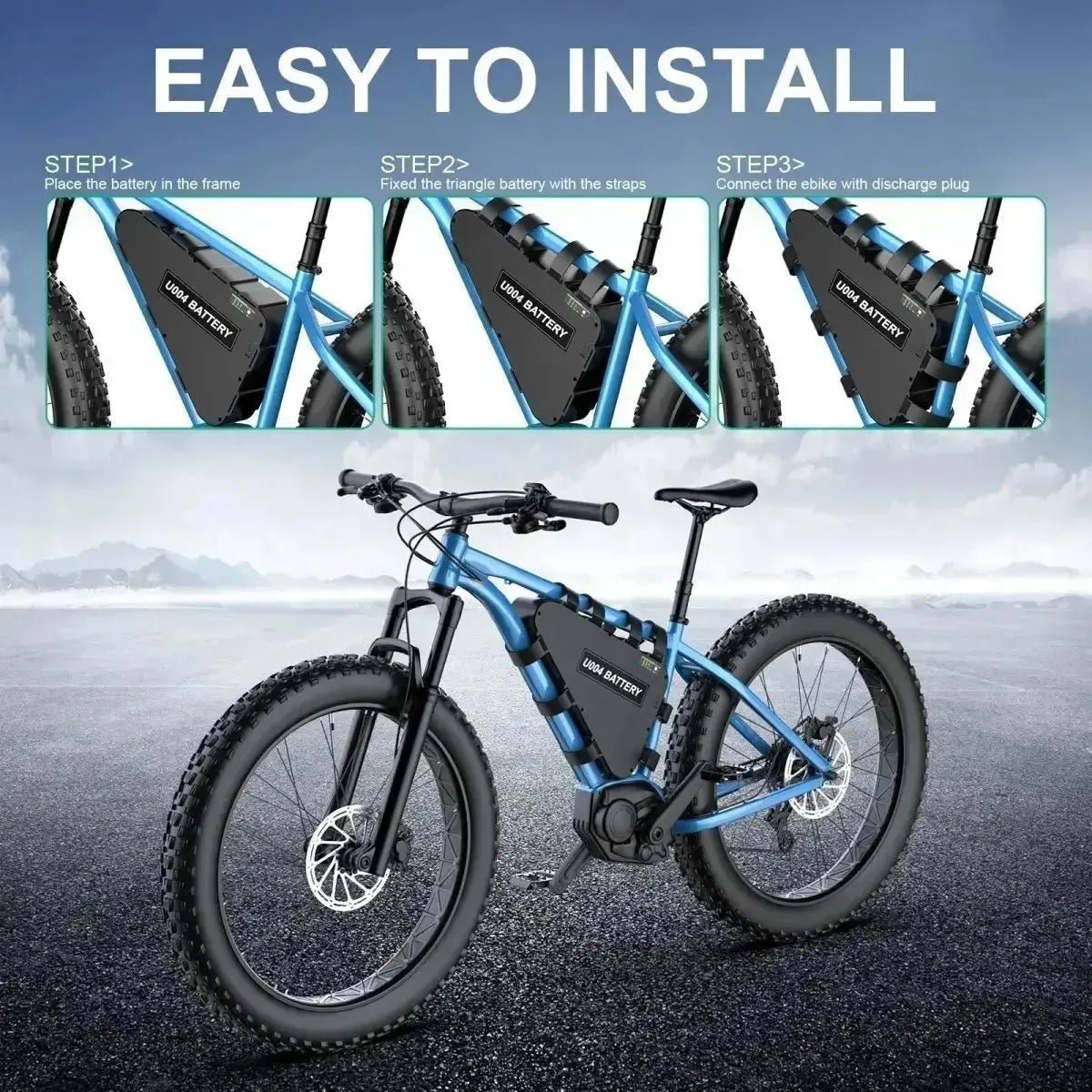 Triangle Ebike Battery High Performance Fast Charging Electrified